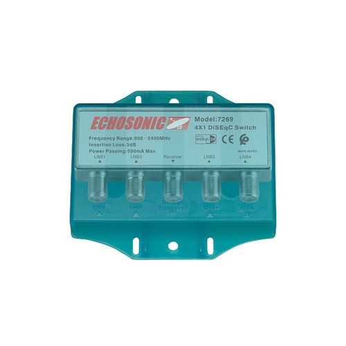 product_image_name-Echosonic-4 X 1 DiSEqC Switch étanche Interrupteur Satellite Multiswitch -1