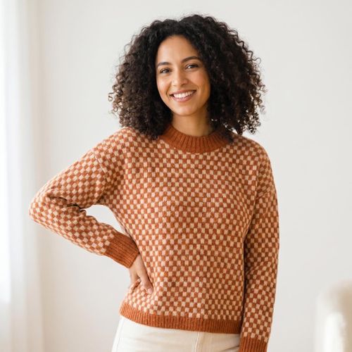 Marwa Pull En Maille - Ocre Beige