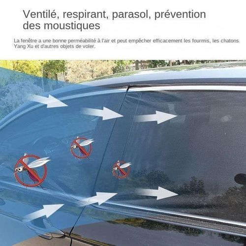 product_image_name-Generic-Drop Stop 2 pièces Pare-Soleil de Voiture Couverture de Fenêtre Latérale Avant, Rideaux de Protection-4