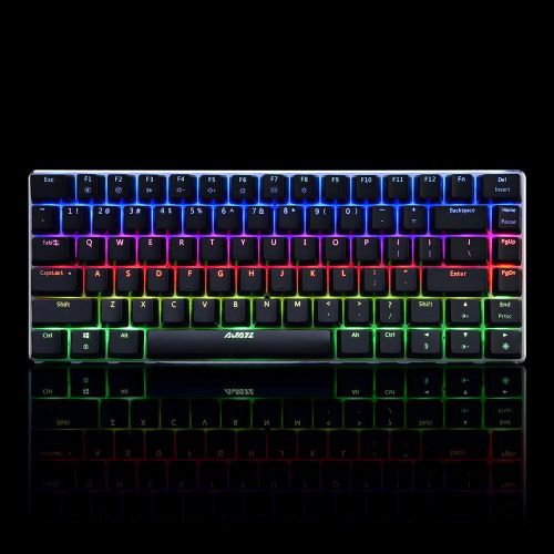 36€99 sur Clavier Gamer Mécanique Compact AK33 Arc-en-ciel LED