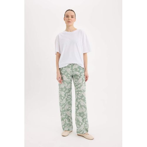 product_image_name-Defacto-سروال واسع مطبوع  بخصر عالي قصة مريحة-2