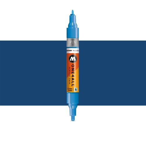 Molotow MARQUEUR PEINTURE ACRYLIQUE ONE4ALL - TWIN 1,5 - 4 mm -  027-Pétrole-09 à prix pas cher