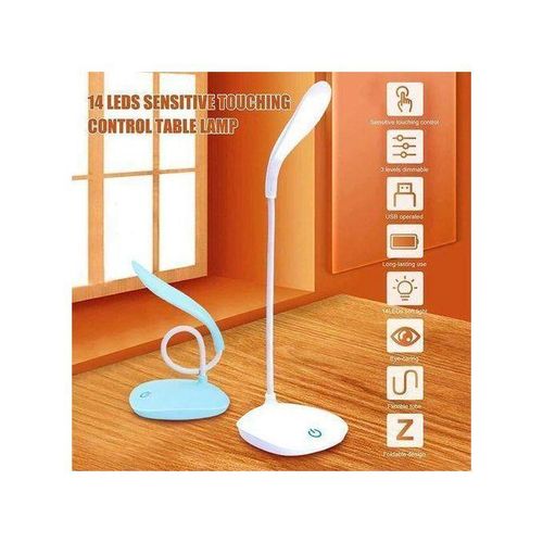 product_image_name-Generic-مصباح دراسة LED أزرق - قابل لإعادة الشحن وذو رقبة مرنة-4