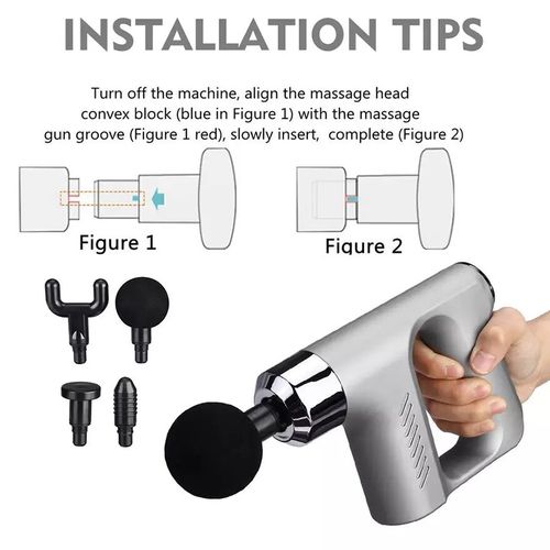 product_image_name-Generic-Masseur de Massage à main,silencieux,Rechargeable,haute intensité,pour épaules,athlètes-3