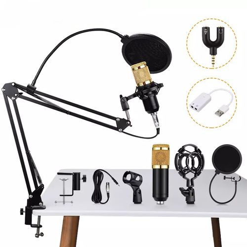 Generic Pack Microphone de Studio avec son Support Flexible à prix pas cher