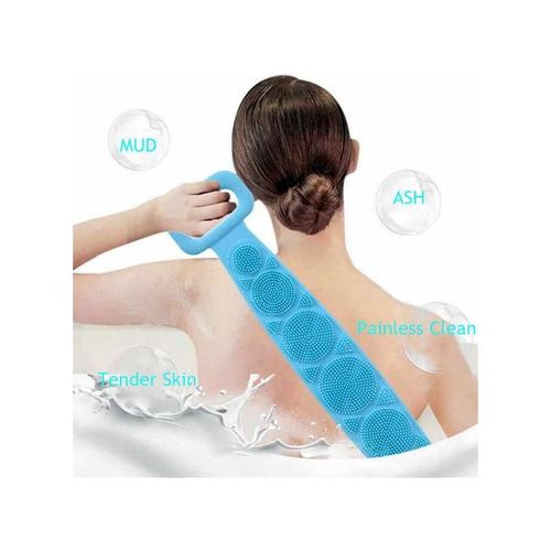 product_image_name-Generic-فرشاة دش سيليكون مزدوجة الجوانب لتدليك الظهر - غسيل خلفي (أزرق)-3