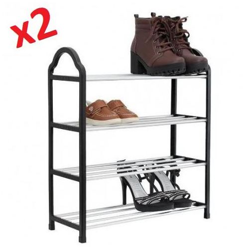 Etagère range chaussures 2 niveaux