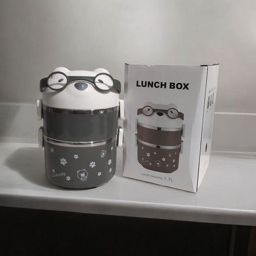 product_image_name-Generic-Boîte à Lunch Ourson gris 1.7 L-1