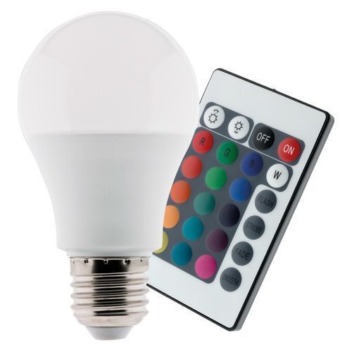 Comme montré - Ampoule LED multicolore avec télécommande IR, lampe RGB  colorée changeante, super lumineuse, E - Cdiscount Informatique