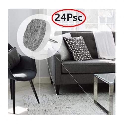 Generic Clous pieds de chaise table meuble-Protection du sol-Blanc