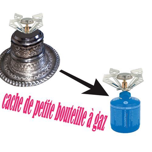 Generic Cache pour Mini Bouteille de Gaz avec Titulaire et Couverture pour  Propane à prix pas cher