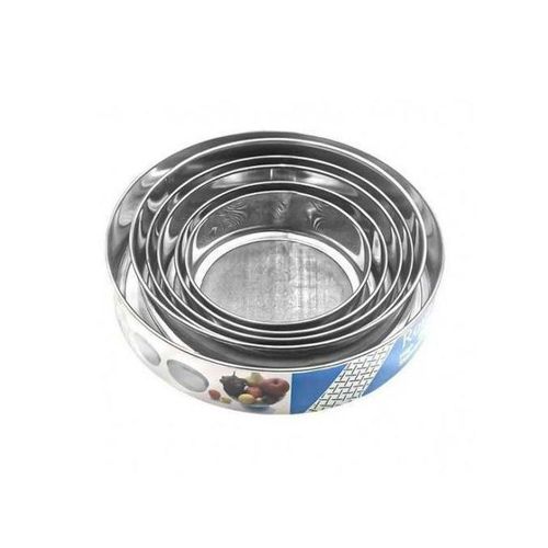 product_image_name-Generic-Lot de 6 Passoires Rondes en Acier Inoxydable Tamis à Farine 6 Pcs-2