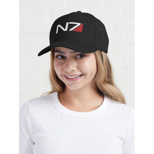 product_image_name-Generic-casquette personnalisée Effet de masse N7  casquette noire unique-4