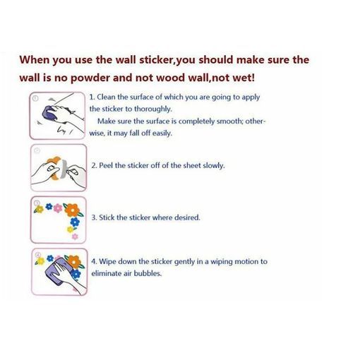 product_image_name-Generic-Autocollant Cartoon Pink Balloon Clouds Cute Rabbit for Kids Room Wall Stickers Decor-3