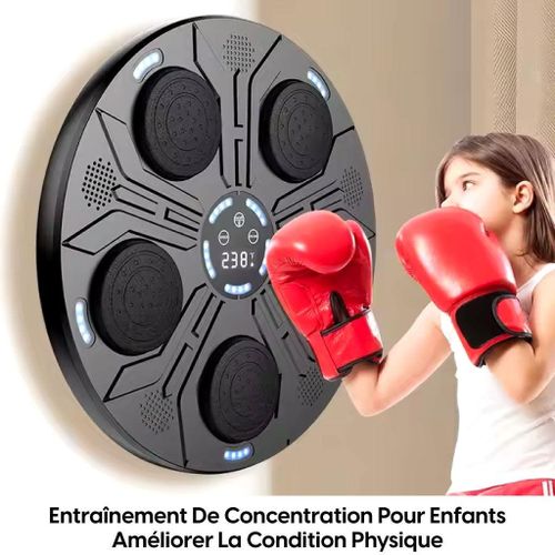 product_image_name-Generic-Machine de boxe à musique intelligente, Bluetooth Beat Punch, cible murale, sac de sable 4.2 par LED, équipement d'entraînement de boxe, salle de sport à domicile-5