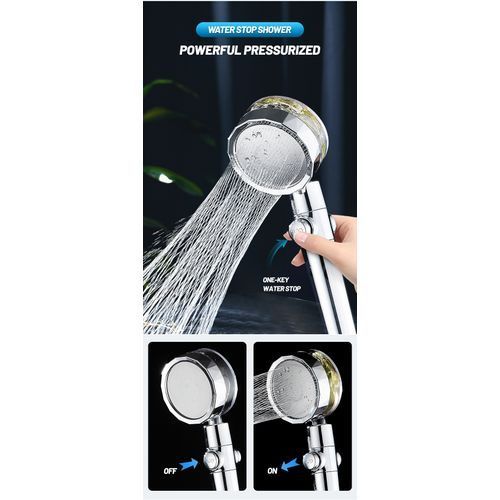 product_image_name-Generic-رشاشة الدوش رأس دش بمروحة الضغط العالي 360 درجة قابل للدوران Pommeau de douche à main à hélice à haute pression-4