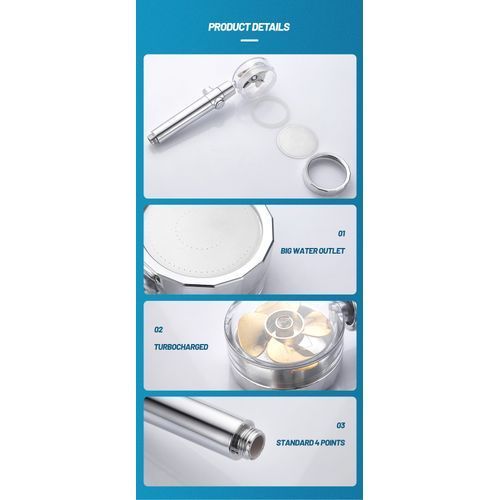 product_image_name-Generic-رشاشة الدوش رأس دش بمروحة الضغط العالي 360 درجة قابل للدوران Pommeau de douche à main à hélice à haute pression-6