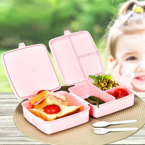 Generic Lunch Box pliante, Boite à déjeuner double, Porte mangé pour  l'école & travail à prix pas cher