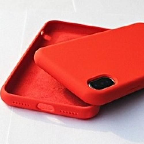 product_image_name-Generic-iphone X حافظة سيليكون لجهاز سليكون وحريري ضد الصدمات (Rouge)-4