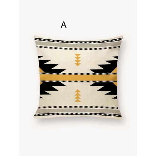 Generic 5 Pièces Housse de coussin à motif feuille et marbre sans bourre 45  x 45 cm à prix pas cher