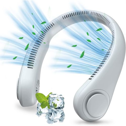 Ventilateur de cou rechargeable portable, climatiseur de cou de