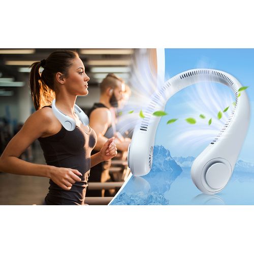 SMARTDEVIL Ventilateur De Cou, Ventilateur Cou Portable Mini Ventilateur  USB,Rechargeable Ventilateur De Cou Silencieux, à Trois Vitesses,Ventilateur  Tour De Cou Pour Sport Travel Outdoor (Blanc) : : Informatique