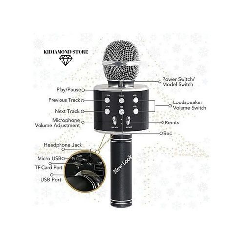 Generic Microphone sans fil 4-en-1 Bluetooth 4.1 haut-parleur Machine pour  Android/iPhone/iPad/PC à prix pas cher