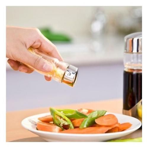 product_image_name-Generic-طقم شيكر زجاجي للخل وملح وفلفل من الفولاذ المقاوم للصدأ والزجاج - 4 قطع-5