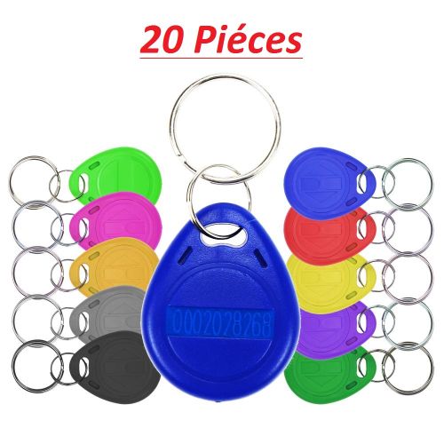 Noir),2 Porte Clés Inscriptibles Porte Clef Couleur Porte