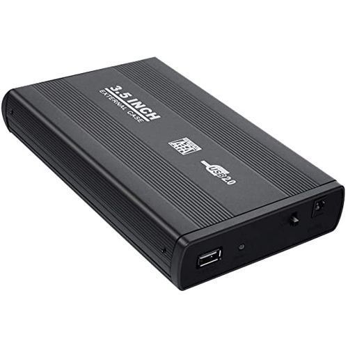 Generix Boîtier de Disque Dur Externe SATA 3,5 USB 3.0/2.0 , HDD External  Case Aluminium à prix pas cher