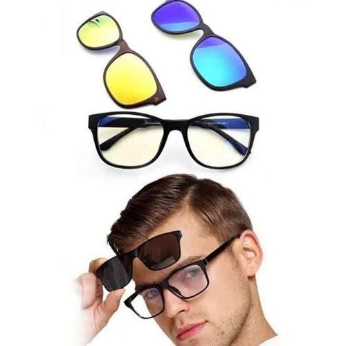 Generic 3 en 1 Lunettes Soleil Lunettes Nuit Cadre Lunettes a prix pas cher Jumia Maroc
