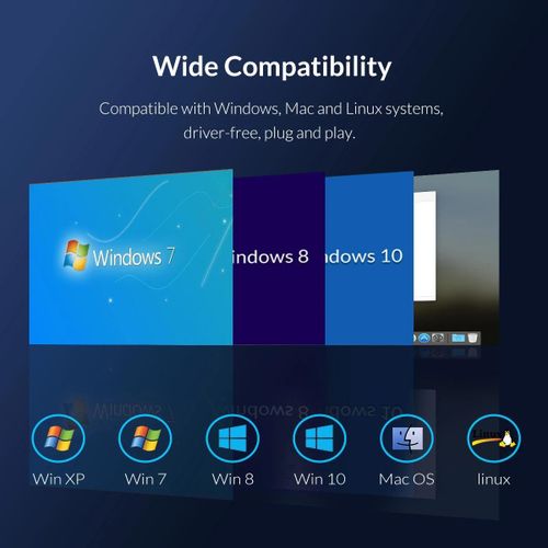 product_image_name-Orico-Boîtier SSD M.2 NVMe 10Gbps USB Adaptateur Externe USB3.2/ USB3.1 Gen2 USB-C Boîtier Disque Dur pour M.2 PCIe NVME M-Key 2230/2242/2260/2280 SSD, avec UASP - M2PV-C3 - Compatible Windows Mac Android-6