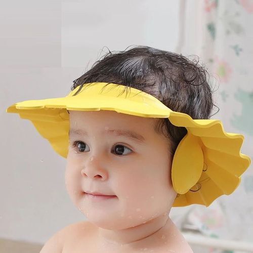 Generic Chapeau Shampoing pour bébé&enfant Bonnet de Douche/Réglable avec  protection Oreilles à prix pas cher