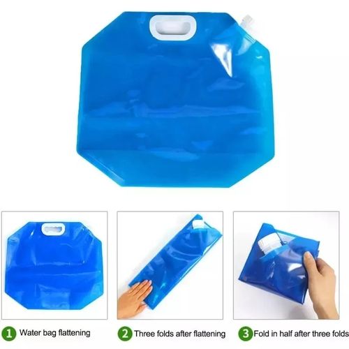 product_image_name-Generic-Sac d'eau pliable Camping Pique-nique Sport Stockage d'eau en plein air , réservoir d'eau 5L-4