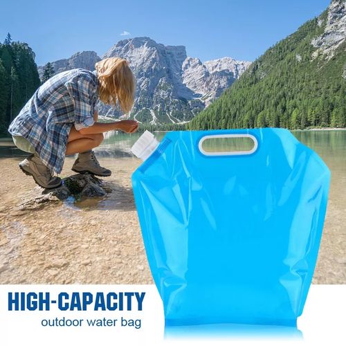 product_image_name-Generic-Sac d'eau pliable Camping Pique-nique Sport Stockage d'eau en plein air , réservoir d'eau 5L-7