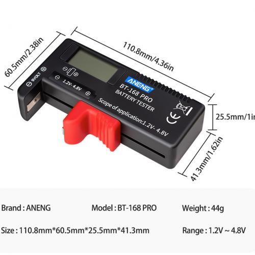 Generic Testeur de batterie de capacité détecteur de tension pour pile  multi-taille à prix pas cher