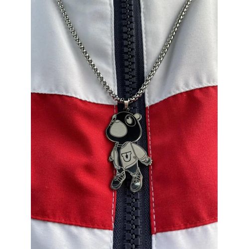 product_image_name-Generic-Kanye West Graduation Bear College Dropout Collier Chain Argent Pour Les Fans de Kanye West-6