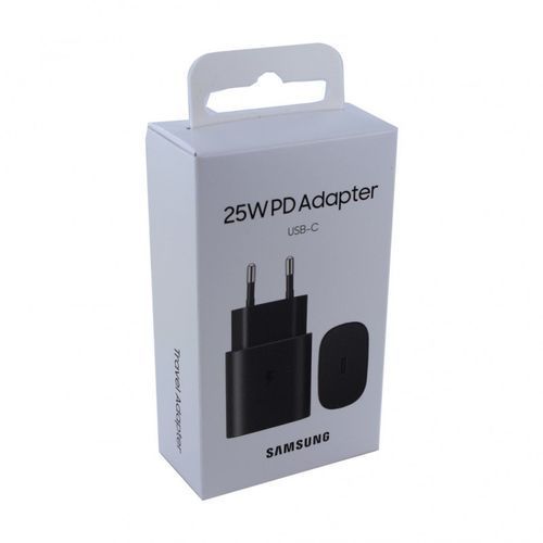 Samsung Chargeur Officiel 25W C TO C – Noir sans cable (s22Ultra S22 Plus  S22) à prix pas cher