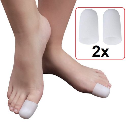 Generic 2 pièces Silicone Tube Bandage doigt orteil protecteurs et  Soulagement douleur à prix pas cher