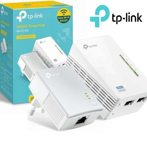 Pack 2 prises adaptateurs cpl 600 mbps plug internet - signal réseau wps,  wlan, rj45 OPTEX Pas Cher 