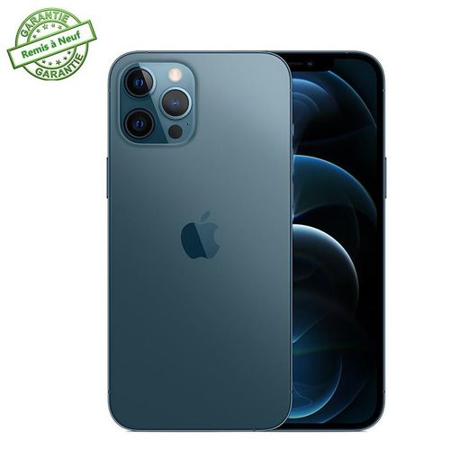 iPhone 12 Pro Max 256 GB, 6,7", 6Gb RAM - 5G - Bleu Pacifique- Remis à Neuf