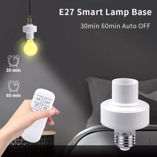 Generic lampe base,télécommande sans fil, support de lampe, portée