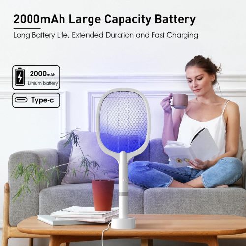 product_image_name-Generic-Tapette à Mouche électrique, 3000V Rechargeable-5