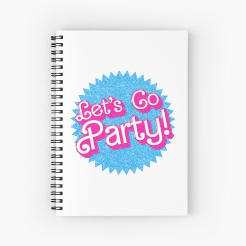 Generic Let's Go Party! Spiral Notebook - Bloc note