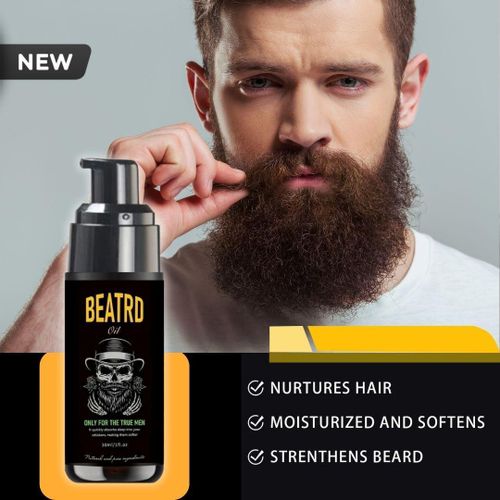 product_image_name-Generic-مجموعة من قطعتين زيت اللحية + ديرما رولر لنمو الشعر - زيت لنمو اللحية، تركيبة طبيعية غنية بالبيوتين وزيت الخروع، يُكثّف اللحية ويُرطّبها ويُخفّف الحكة لدى الرجال.-2