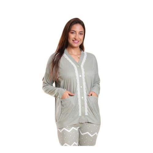 product_image_name-flora mode-Pyjama pour Femme de 2 Pièce en tissue coton-1