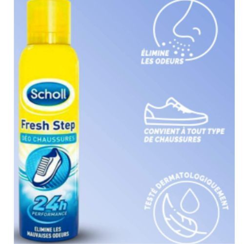 Scholl Déodorant Chaussures Anti-Odeurs - Deo Pied - Déodorant pour les  pieds à prix pas cher