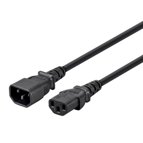 Extension Cable Alimentation PC 1,8m - Noir