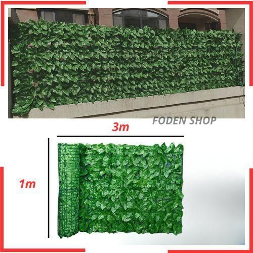 product_image_name-Generic-2 Rouleau en feuilles artificielle Clôture confidentialité intérieur extérieur ,Haie artificielle pour jardins et clôtures 3m x 1m-5