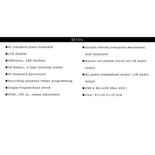 product_image_name-Angelet-XTS-6199 لوحة مفاتيح البيانو الاحترافية للوسائط المتعددة ، محرك أقراص فلاش USB MP3 مع MIDI-8